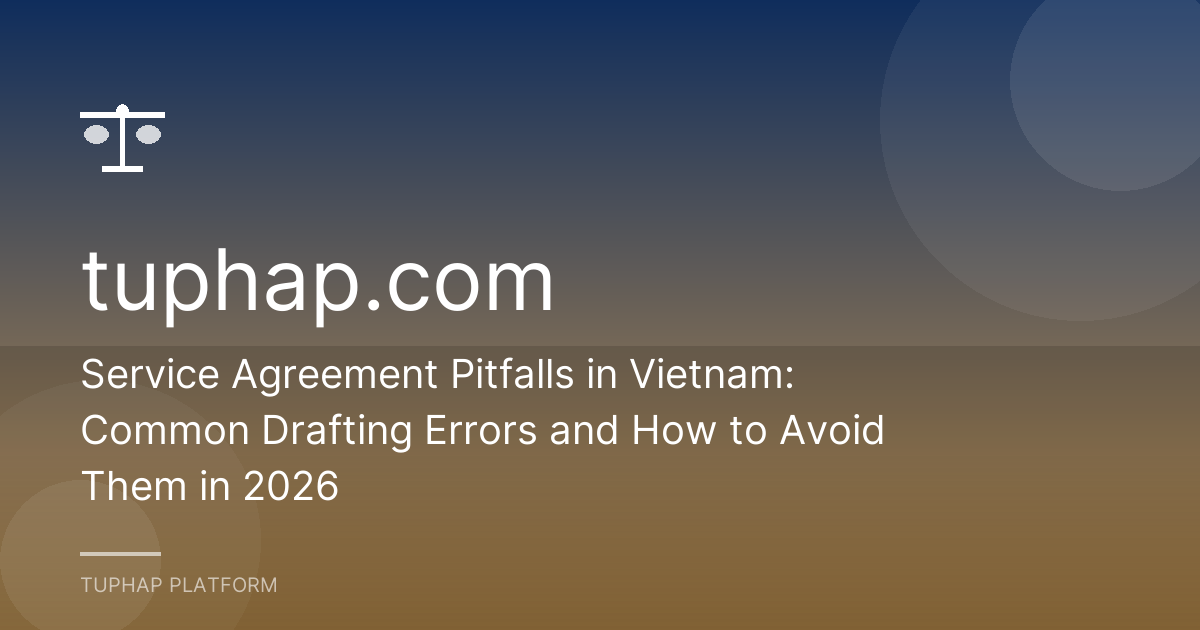 Service Agreement Pitfalls in Vietnam: Common Drafting Errors and How to Avoid Them in 2026