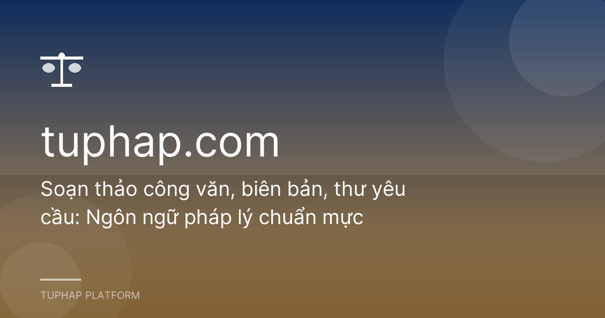 Tư vấn & Soạn thảo