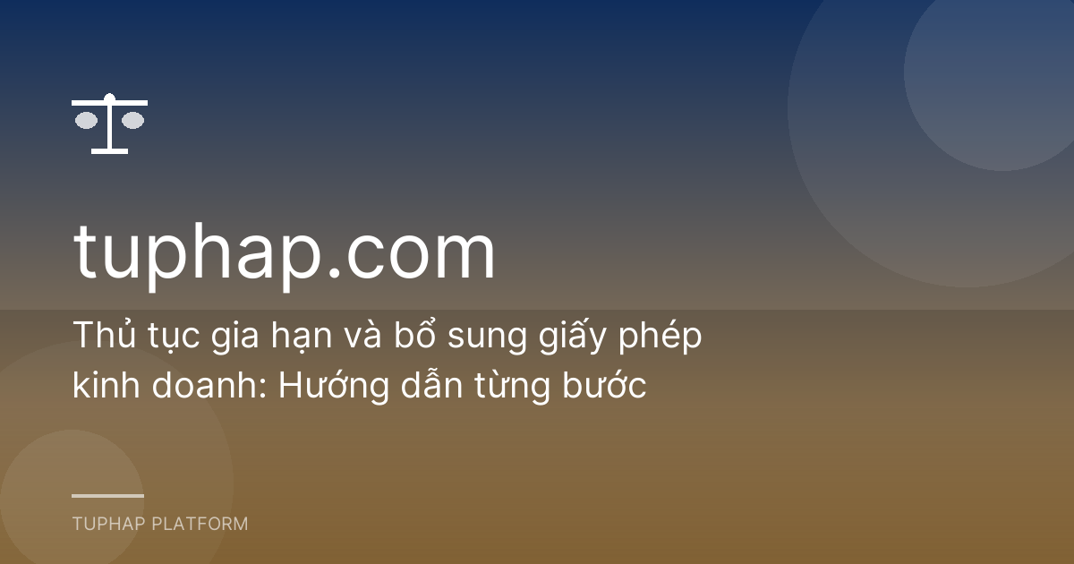 Giấy phép & Thủ tục
